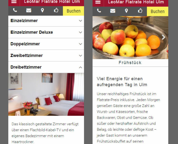 Mobile Website