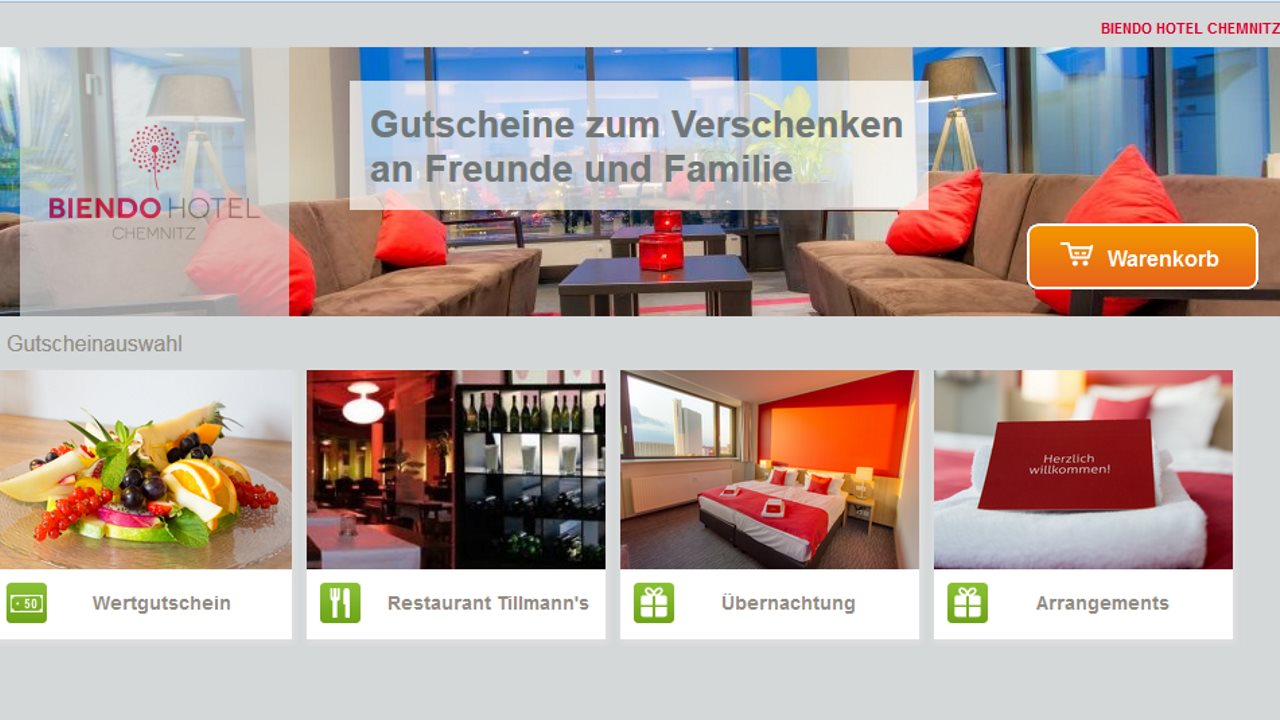 Gutscheinshop Hotel Biendo Gutscheinshop Hotel Biendo